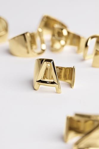 Thumbnail 4 de SINGULARU Letter Signet anillo talla única 💍