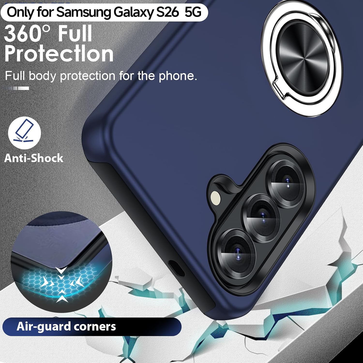 Thumbnail 3 de LeYi funda Samsung Galaxy S26 5G 360°
