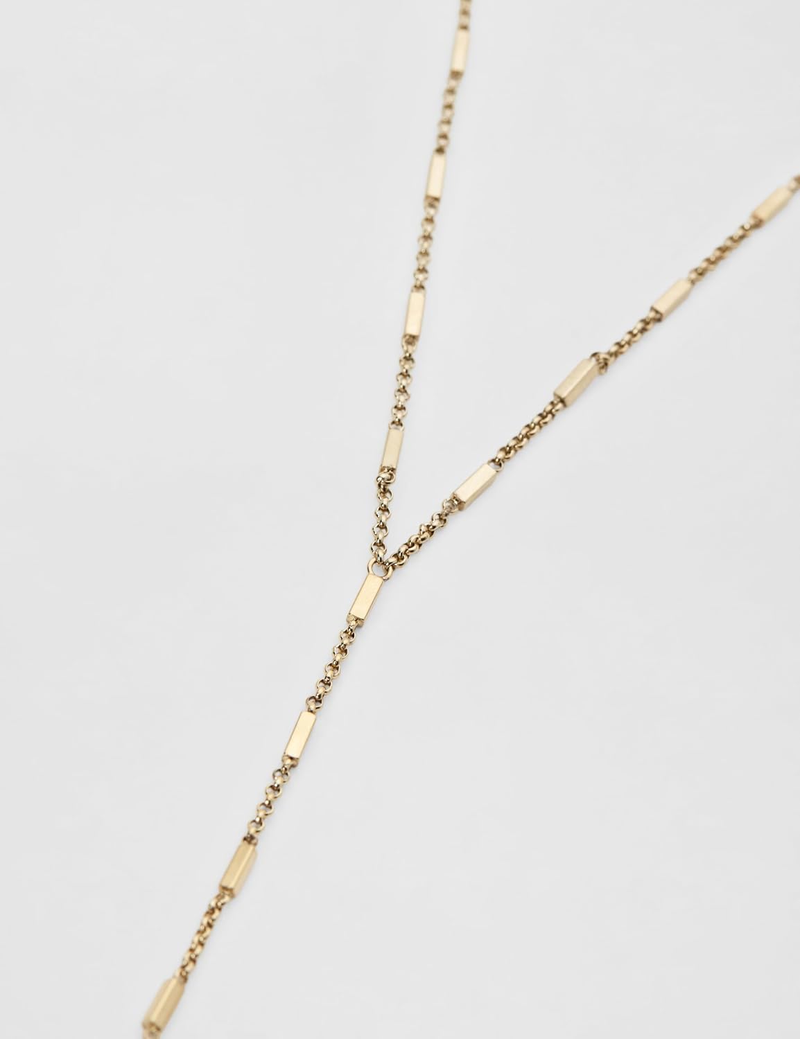 Detalle de Fossil Collana da donna in acciaio inox, finitura dorata, chiusura a moschettone