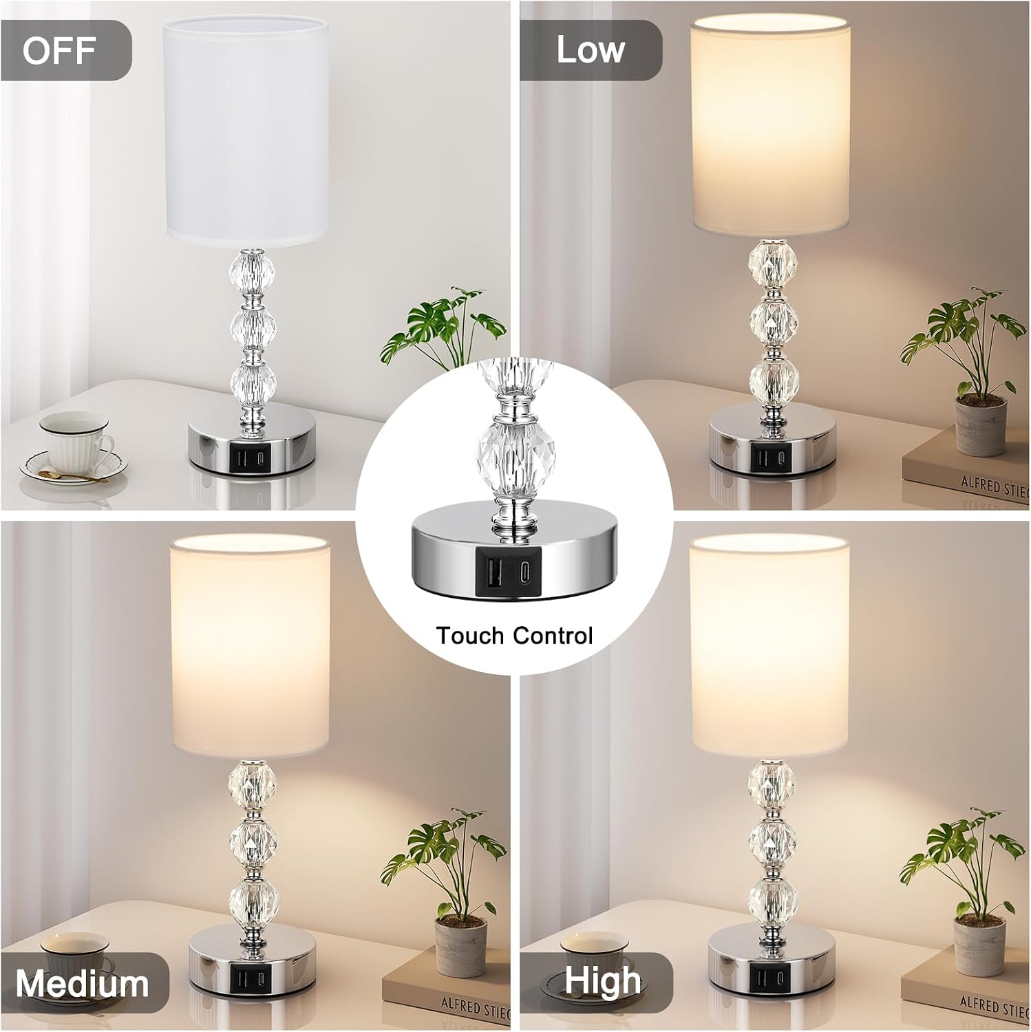 Detalle 2 de Aooshine Touch Table Lamp