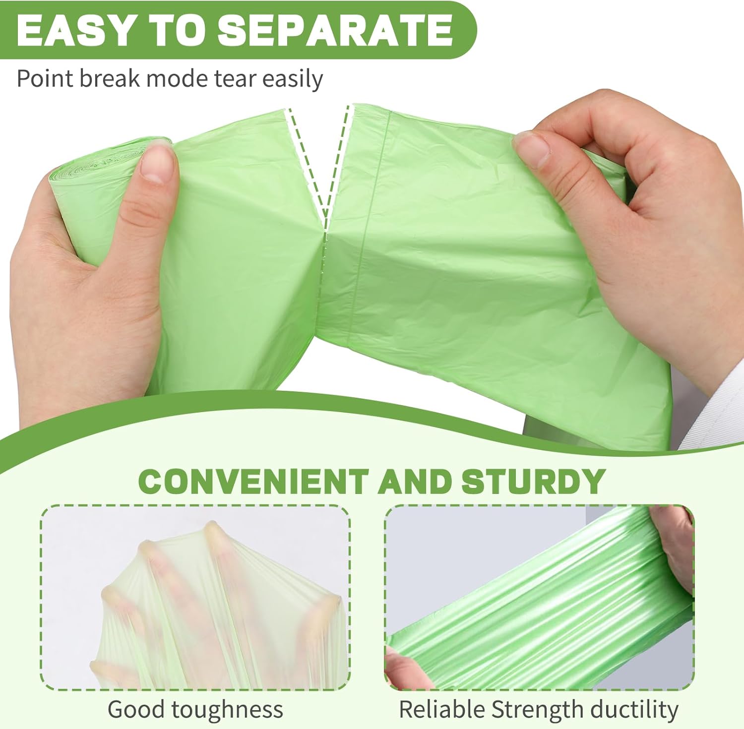 Thumbnail 2 de BODFPPC Biodegradable Bin Bags 150 Pack 10L