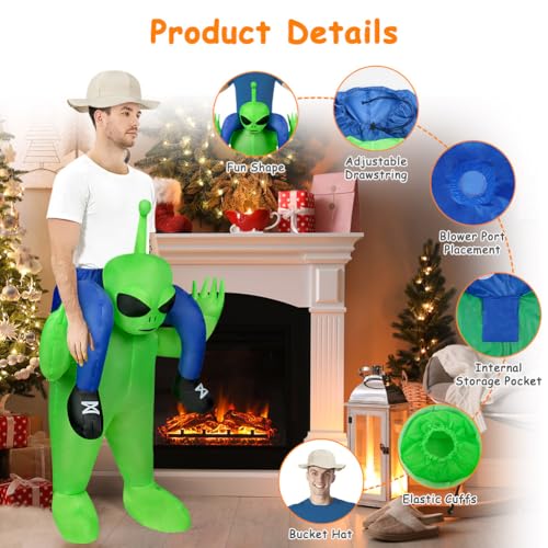 Thumbnail 1 de AYBUY Disfraz inflable alienígena 160-190 cm 👽