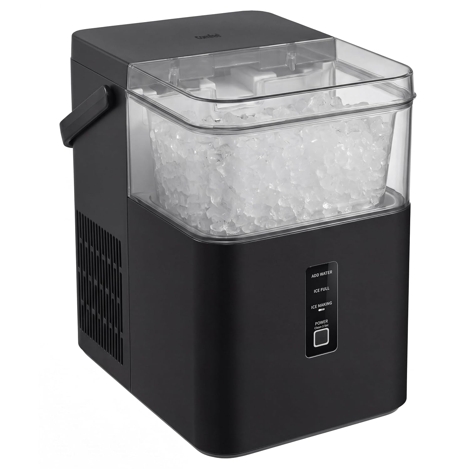 Detalle de COMFEE’ CERI33NB0ABB Countertop Nugget Ice Maker, Self-Cleaning, 33 lb Output