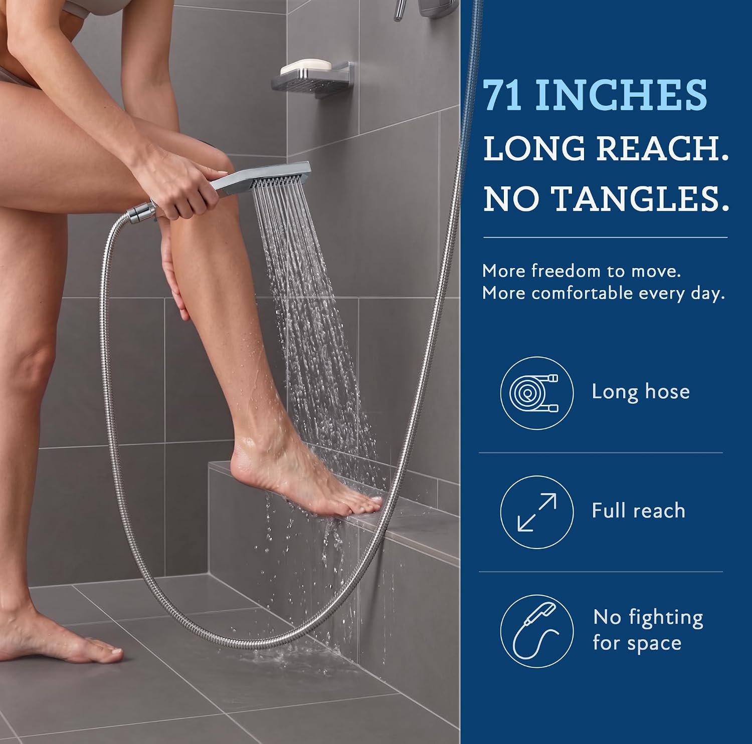 Thumbnail 4 de G-Promise 16 Inch Dual Square Shower Head