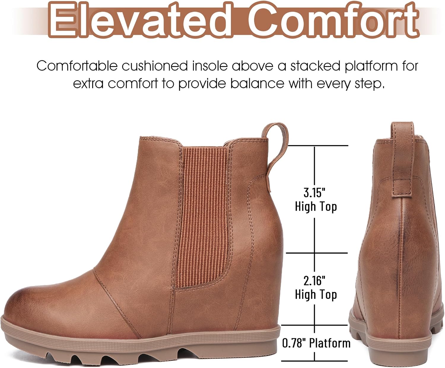 Thumbnail 1 de Athlefit Women's Wedge Boots ⚙