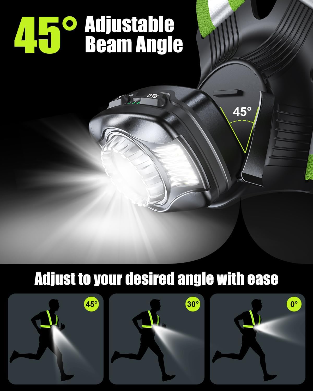 Detalle 1 de Babacom Running Lights for Runners 500LM Vest