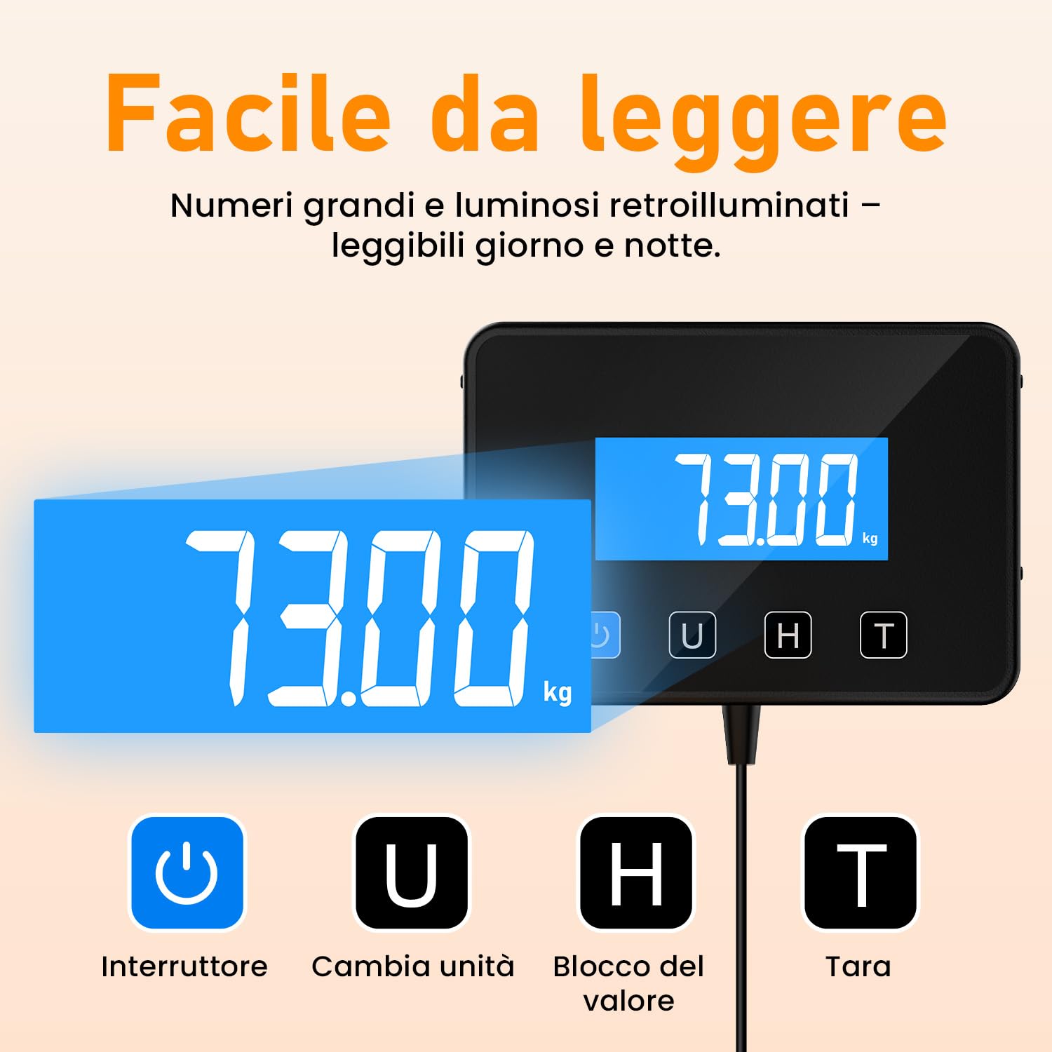 Detalle de Mefine Bilancia Pesa Pacchi Digitale 200 kg – Recensione e guida all'acquisto