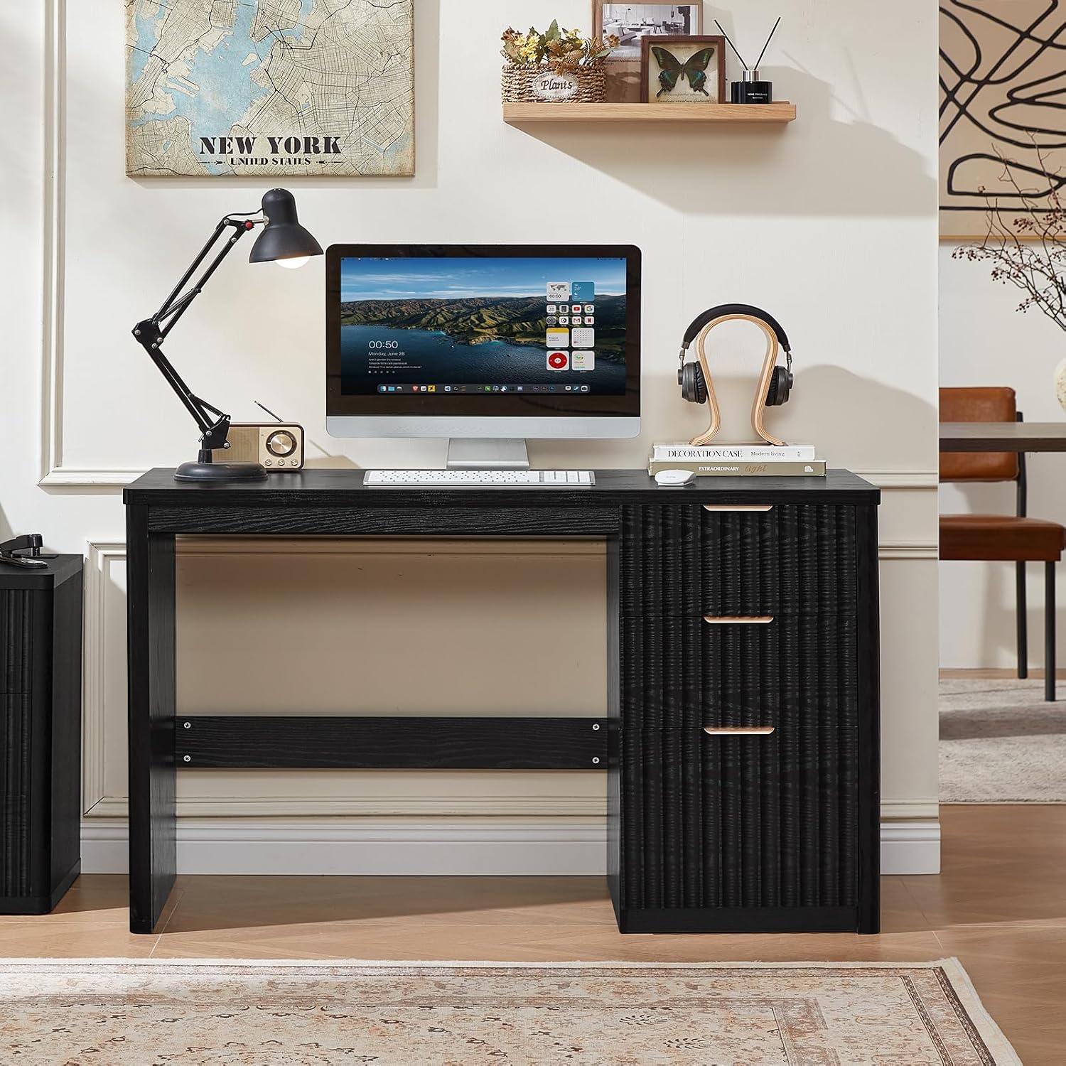 Detalle 2 de LEYAOYAO Wood Desk, 48-Inch