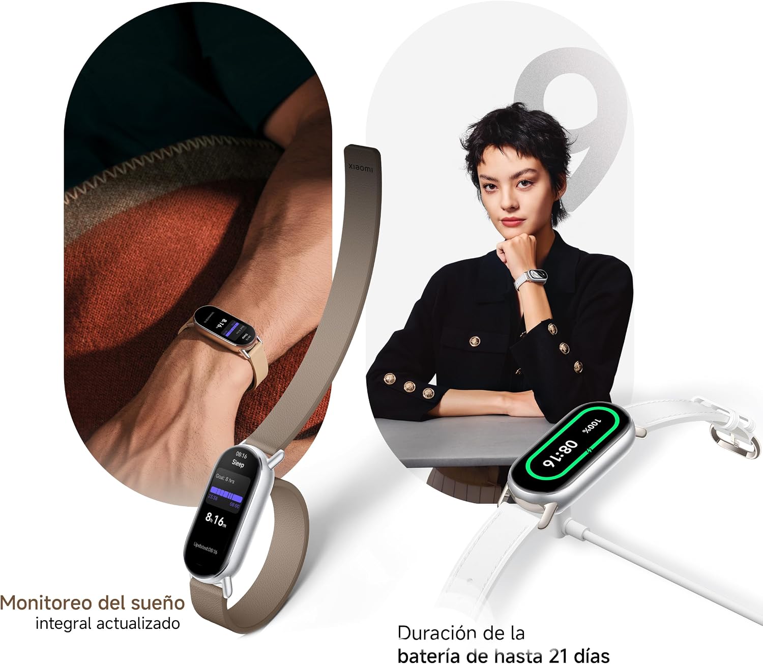 Detalle de XIAOMI Smart Band 9 Arctic Blue