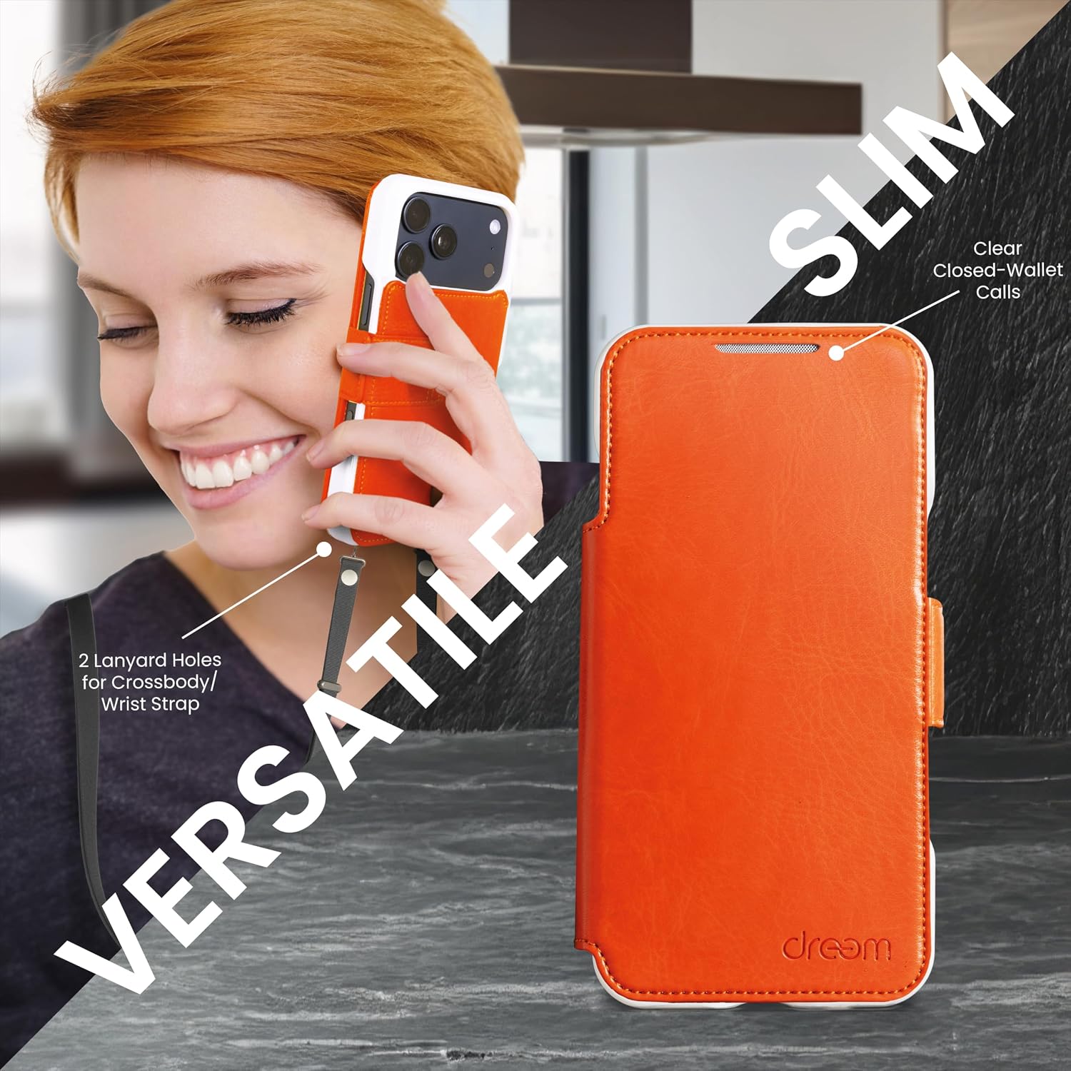Thumbnail 4 de Dreem Wallet Case for iPhone 17 Pro Max with ArcFold Stand, RFID Blocking, and MagSafe Fit