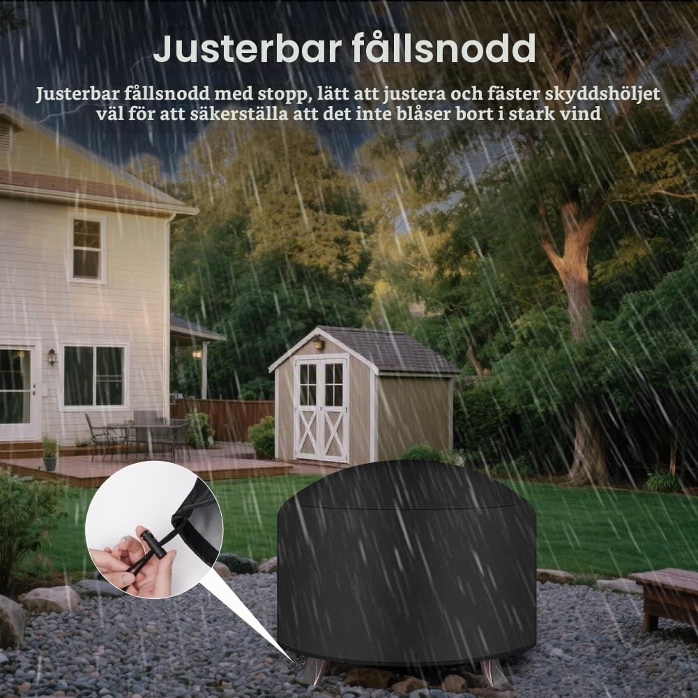 Thumbnail 4 de AOOWU 5084801 skydd till uteplatsvärmare, 210D Oxfordtyg, Ø 80 cm