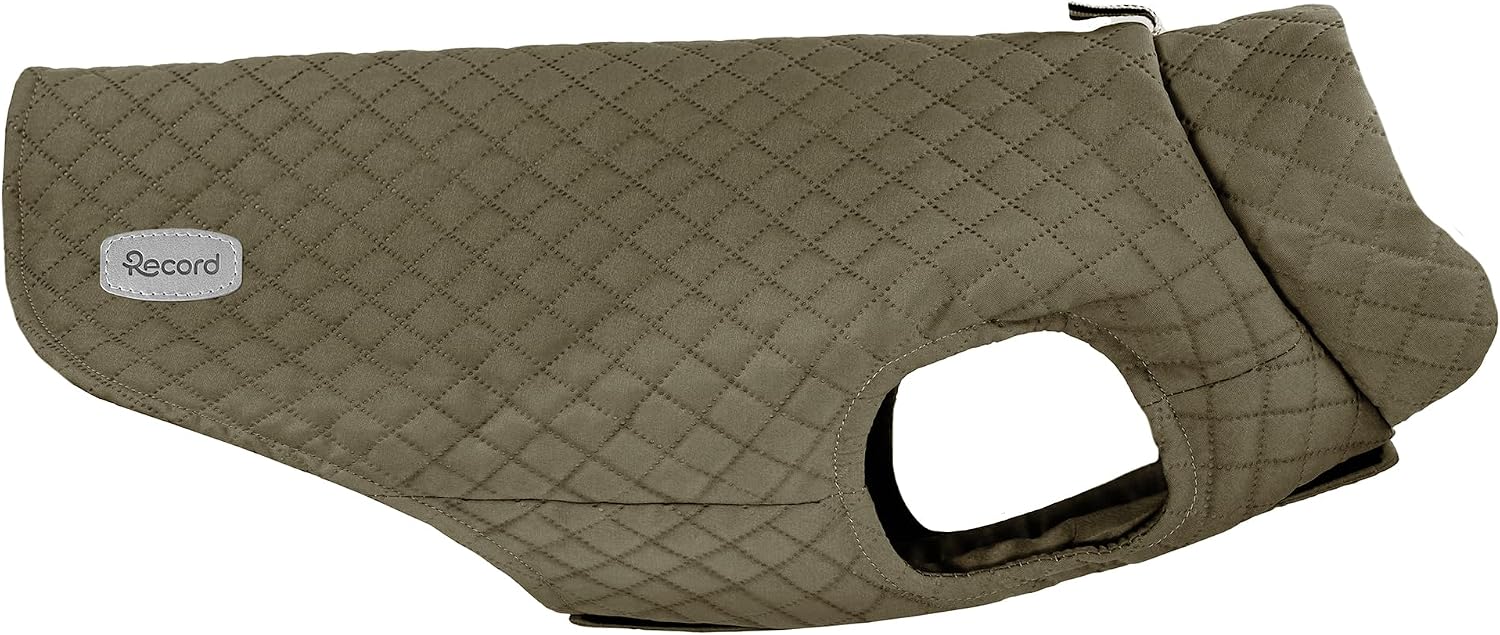 Detalle de Record Brandy – wodoodporny płaszcz dla psa, ocieplany, beżowy L, 45 cm