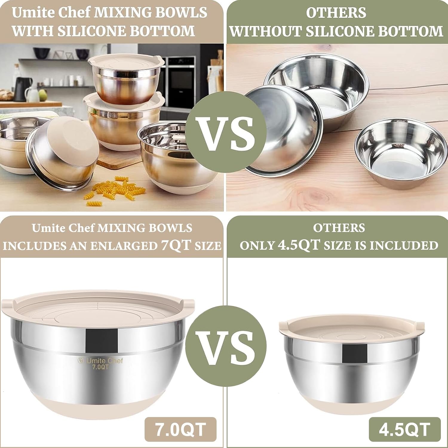 Thumbnail 1 de Umite Chef Mixing Bowls 6-piece set 🥣
