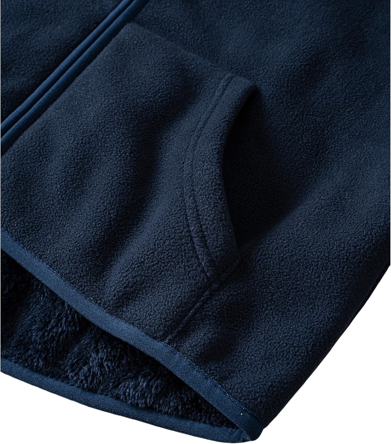 Detalle 2 de EIGIOO Boys' Hooded Polar Fleece Jacket with Sherpa Lining and Zip-Front