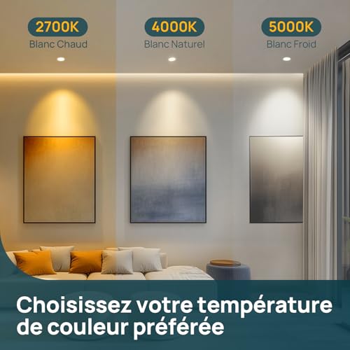 Detalle de Linkind Ampoules LED GU5.3 MR16 12V, 5W équivalent 50W, 2700K, 520 lm – Lot de 5