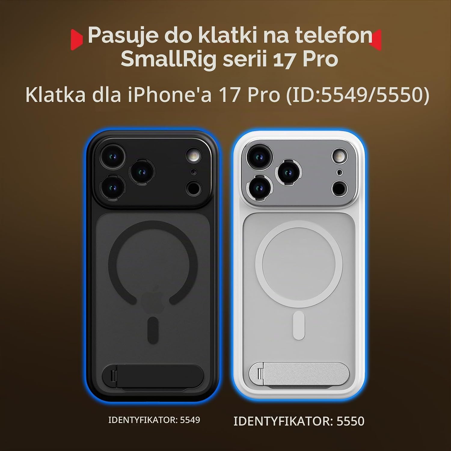 Detalle de SmallRig FilMov 5547 – magnetyczny adapter do filtrów 67 mm do iPhone’a 17 Pro