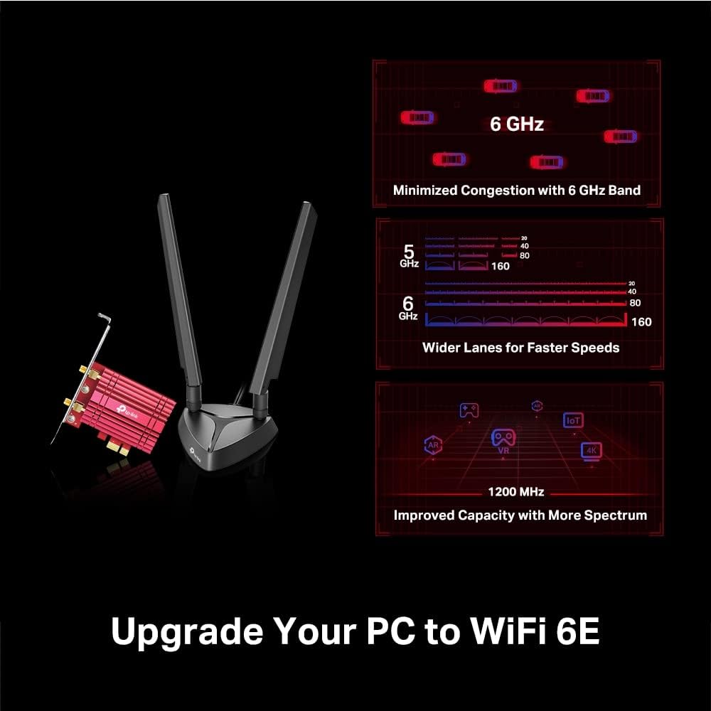 Thumbnail 5 de TP-Link Archer TXE75E AXE5400Mbps Tri-Band WiFi 6E PCIe Adapter