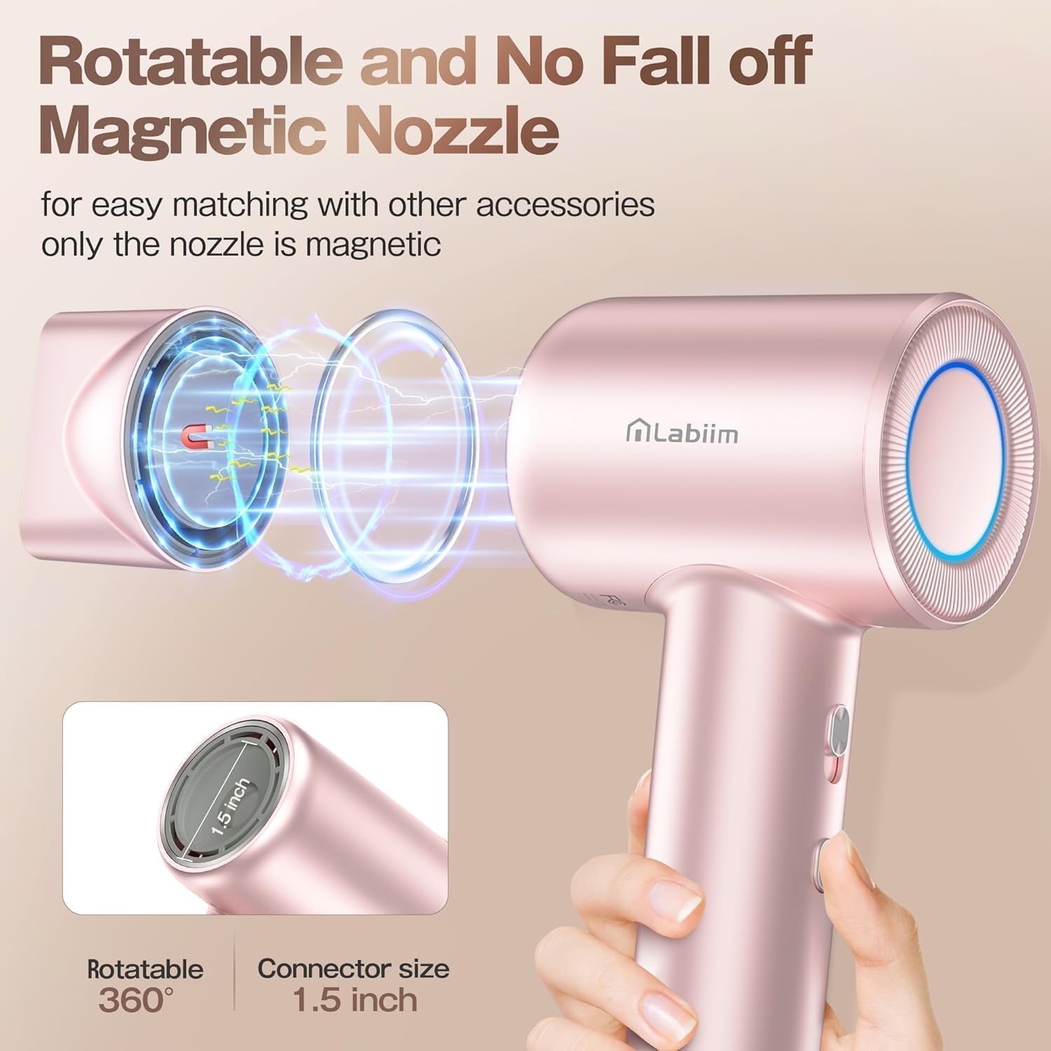 Thumbnail 5 de Labiim Hair Dryer, Ionic, 1 Nozzle