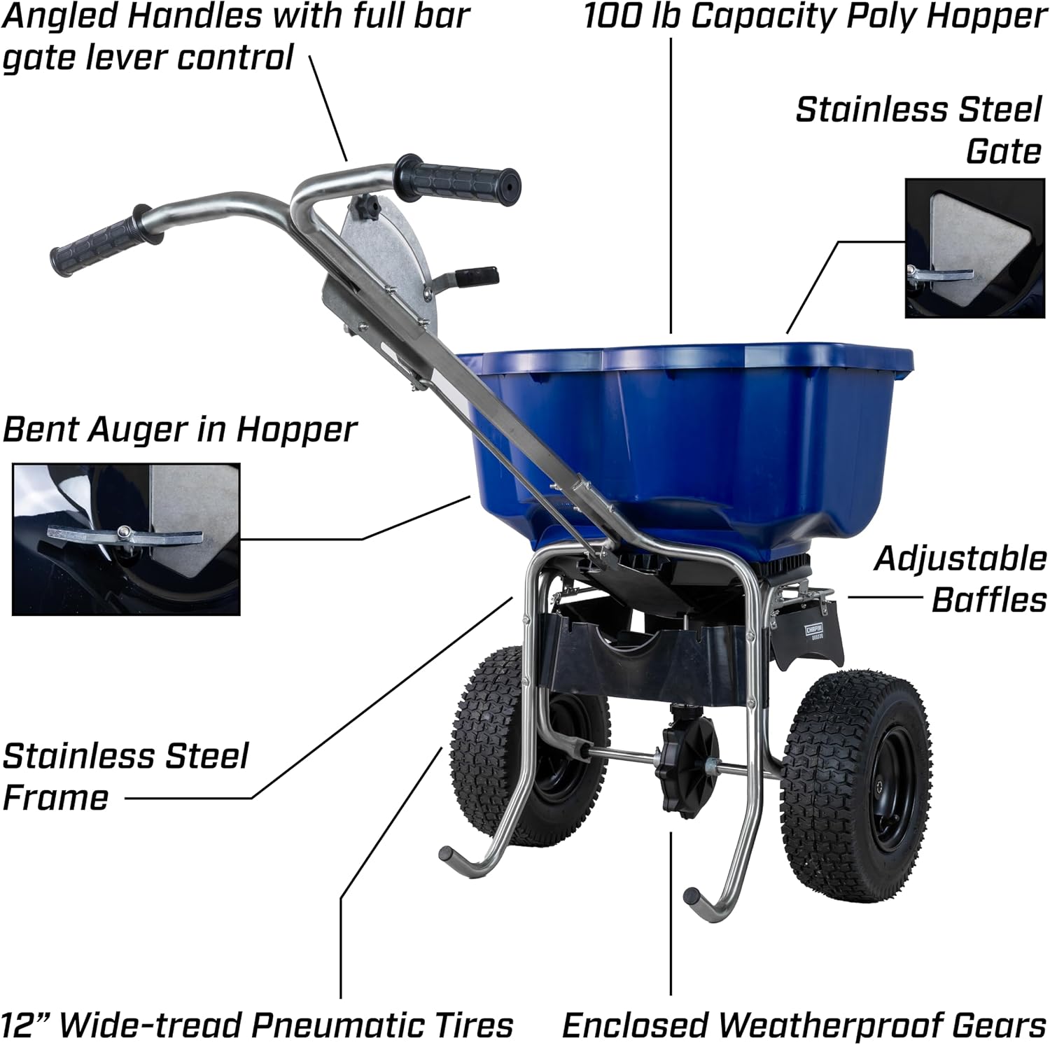 Thumbnail 2 de Chapin 88800B Walk-Behind Salt Spreader 12" 🚜