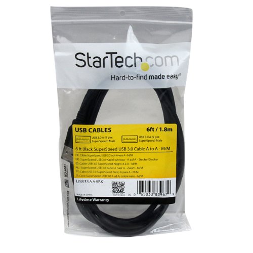 Detalle de StarTech.com USB 3.0 A-to-A Cable 6 ft
