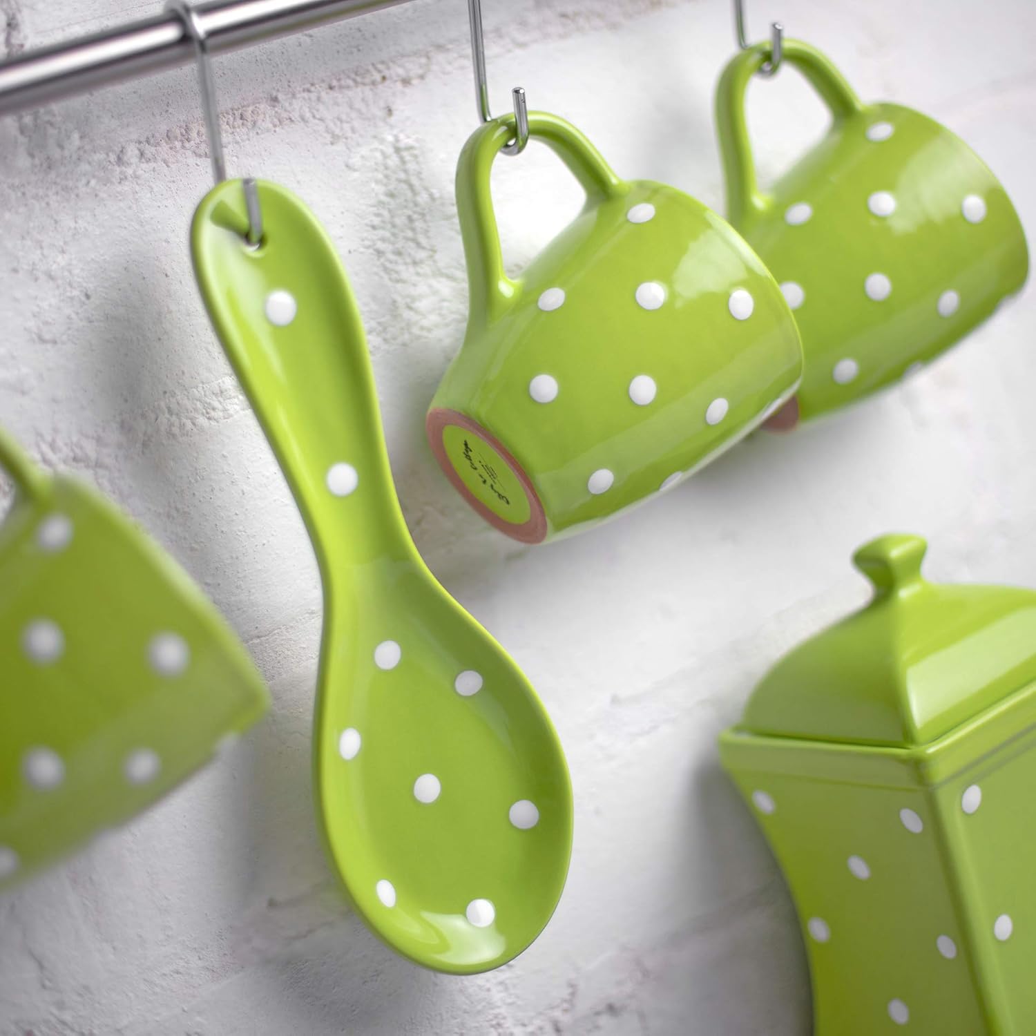 Thumbnail 4 de City to Cottage Pistachio Green Spoon Rest 🍽