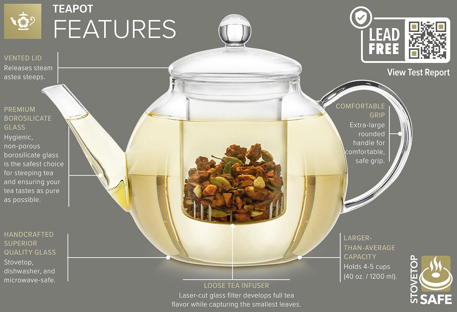 Thumbnail 2 de Teabloom Juego de Té Completo con Taza y Tés en Flor 🍵