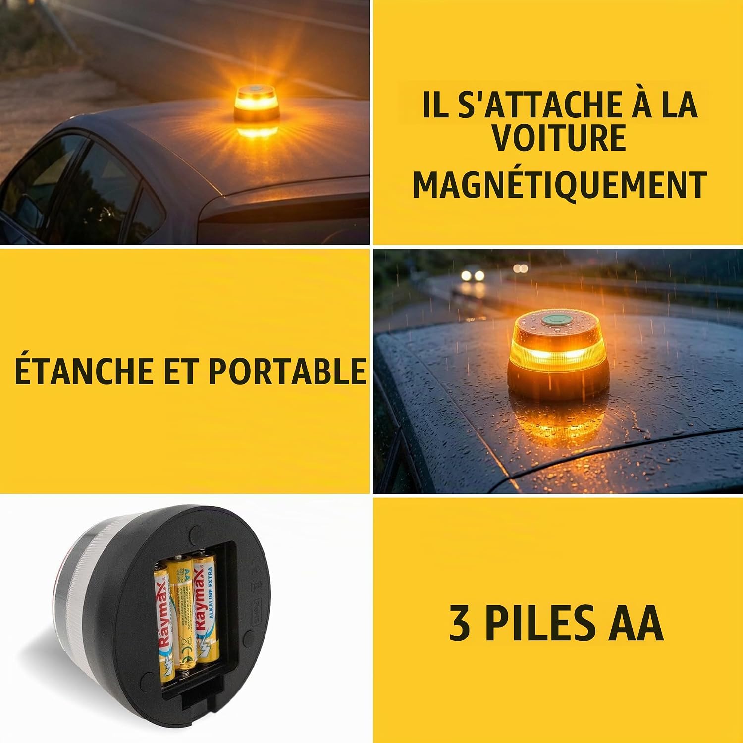 Thumbnail 4 de MAGIC SELECT V16-noodlicht met DGT 3.0-geolocatie, 360°-knipperlicht en magneet