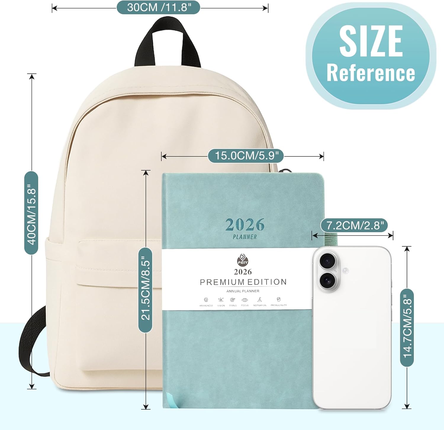 Thumbnail 1 de GoldOars 2026 Academic Diary A5 planner 📔