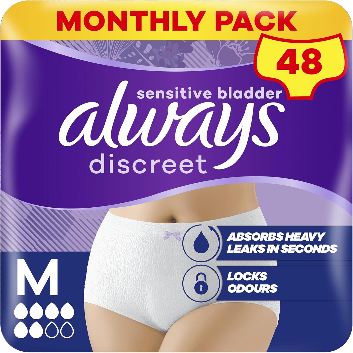 Detalle de Always Discreet Incontinence Pants Medium 48