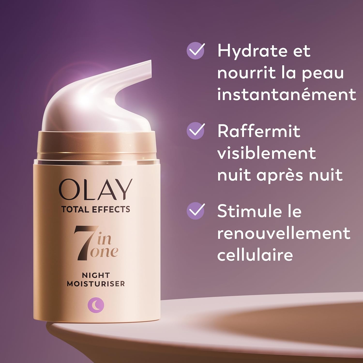 Detalle de Olay Total Effects 7in1 Nachtcreme 50ml