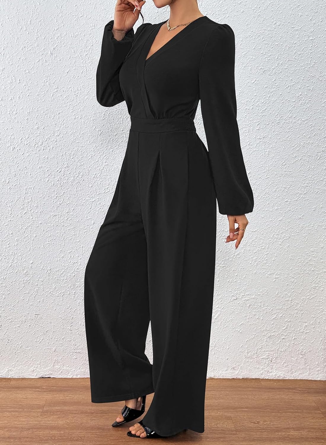 Detalle 2 de Pink Queen Wide-Leg Jumpsuit