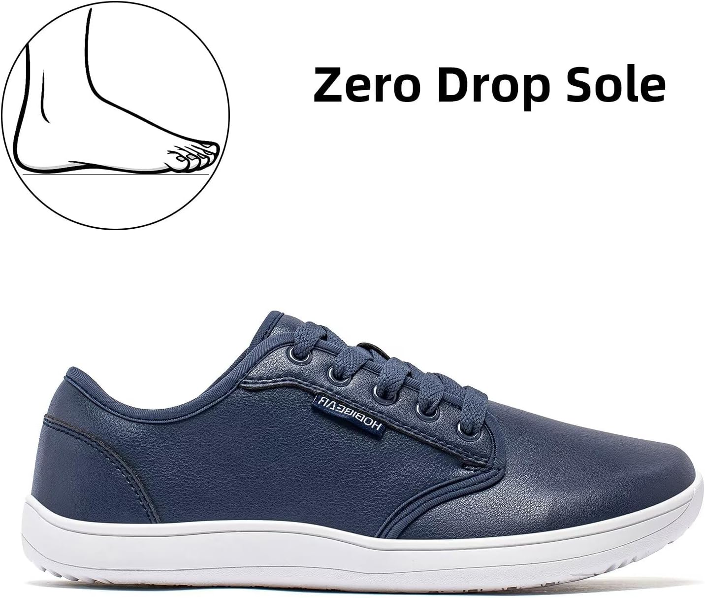 Thumbnail 2 de HOBIBEAR Barfußschuhe Unisex mit breiter Zehenbox aus Leder – minimalistischer Outdoor- & Walking-Schuh