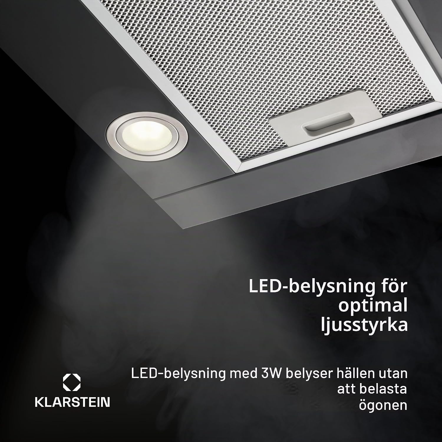 Detalle 1 de Klarstein Vinea CGCH2-Vinea-B underbyggnadsfläkt, 60 cm, 610 m³/h