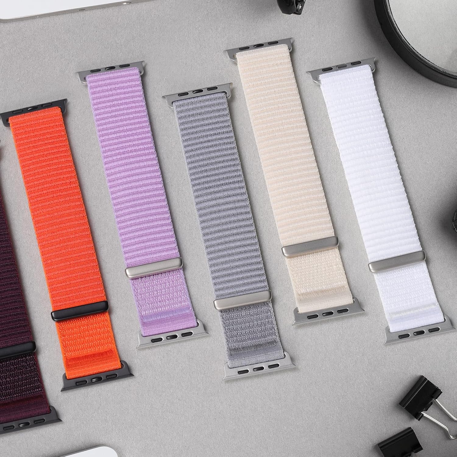 Detalle 2 de DMVEIMAL Sport Loop Nylonarmband für Apple Watch – 38–42 mm, kompatibel mit Series 11/10, 9–7, SE/SE 2/SE 3, Ultra, 3/2/1