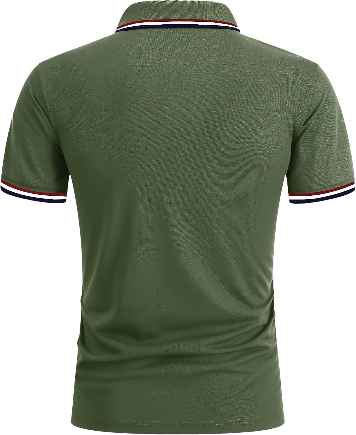 Detalle de LLdress Polo Uomo: polo da golf/tennis maniche corte, leggera e traspirante