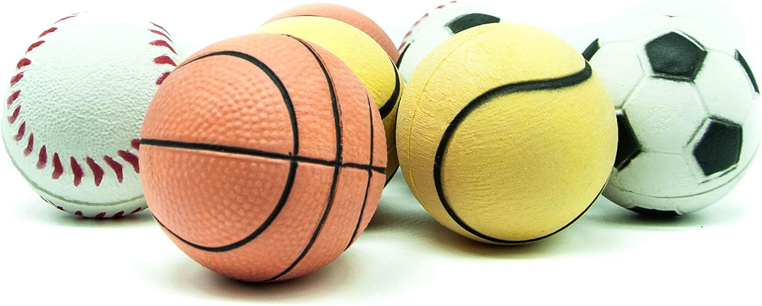 Detalle 2 de Petopedia 8x 6cm Rubber Dog Balls