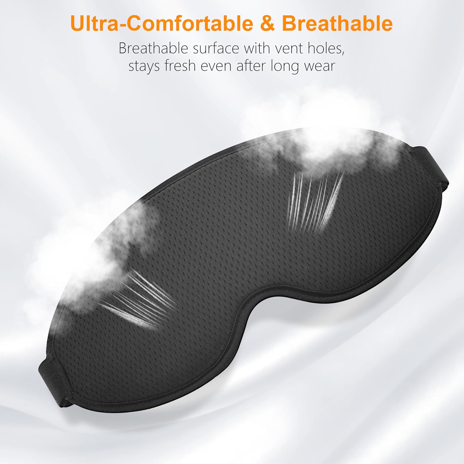 Thumbnail 5 de Gritin 100% Blackout Sleep Eye Mask – 3D zero-pressure eye design for side sleepers