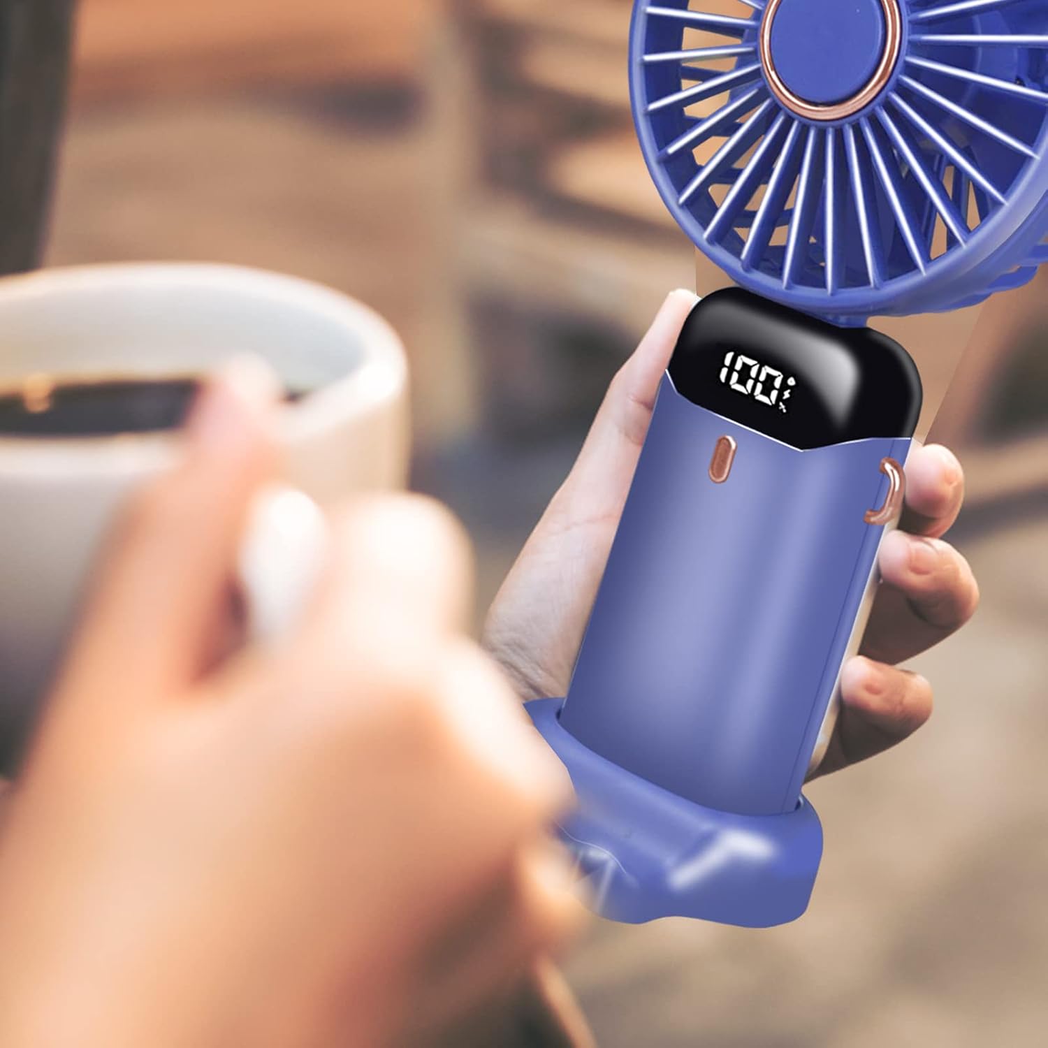 Thumbnail 6 de Mini ventilatore portatile 5000 mAh USB