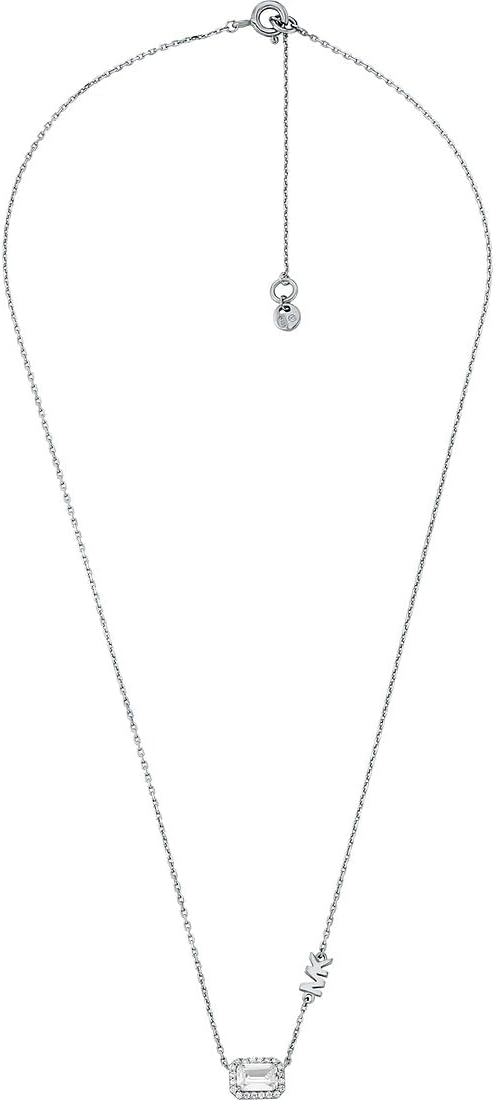 Thumbnail 2 de Michael Kors parure femme en pierres semi-précieuses (collier + boucles d’oreilles) couleur argent