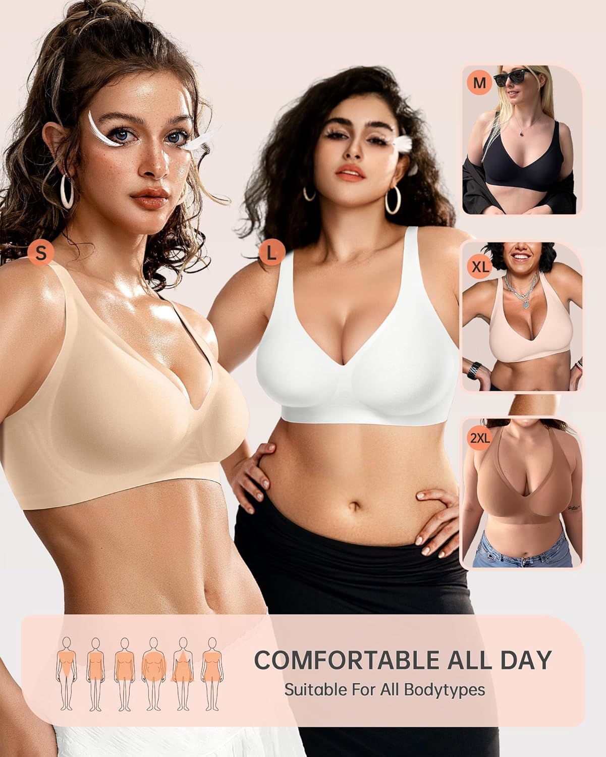 Thumbnail 4 de OEAK Deep V Brasier for Women