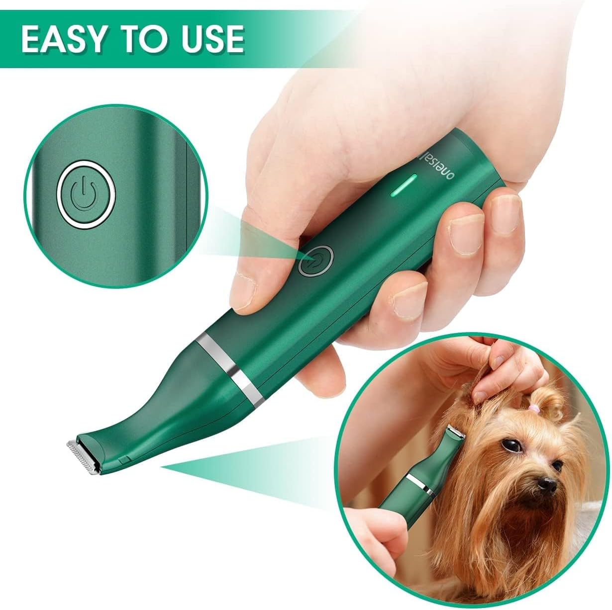 Detalle 2 de oneisall Dog Paw Trimmer 2-hour Battery
