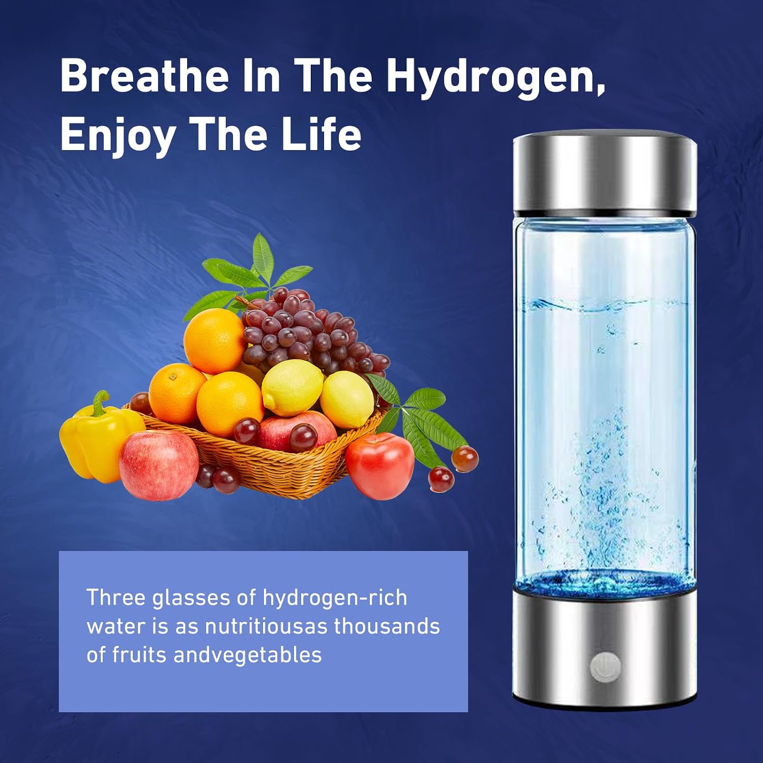 Thumbnail 4 de Hydrogen Water Bottle 420ml: Portable Hydrogen Water Generator