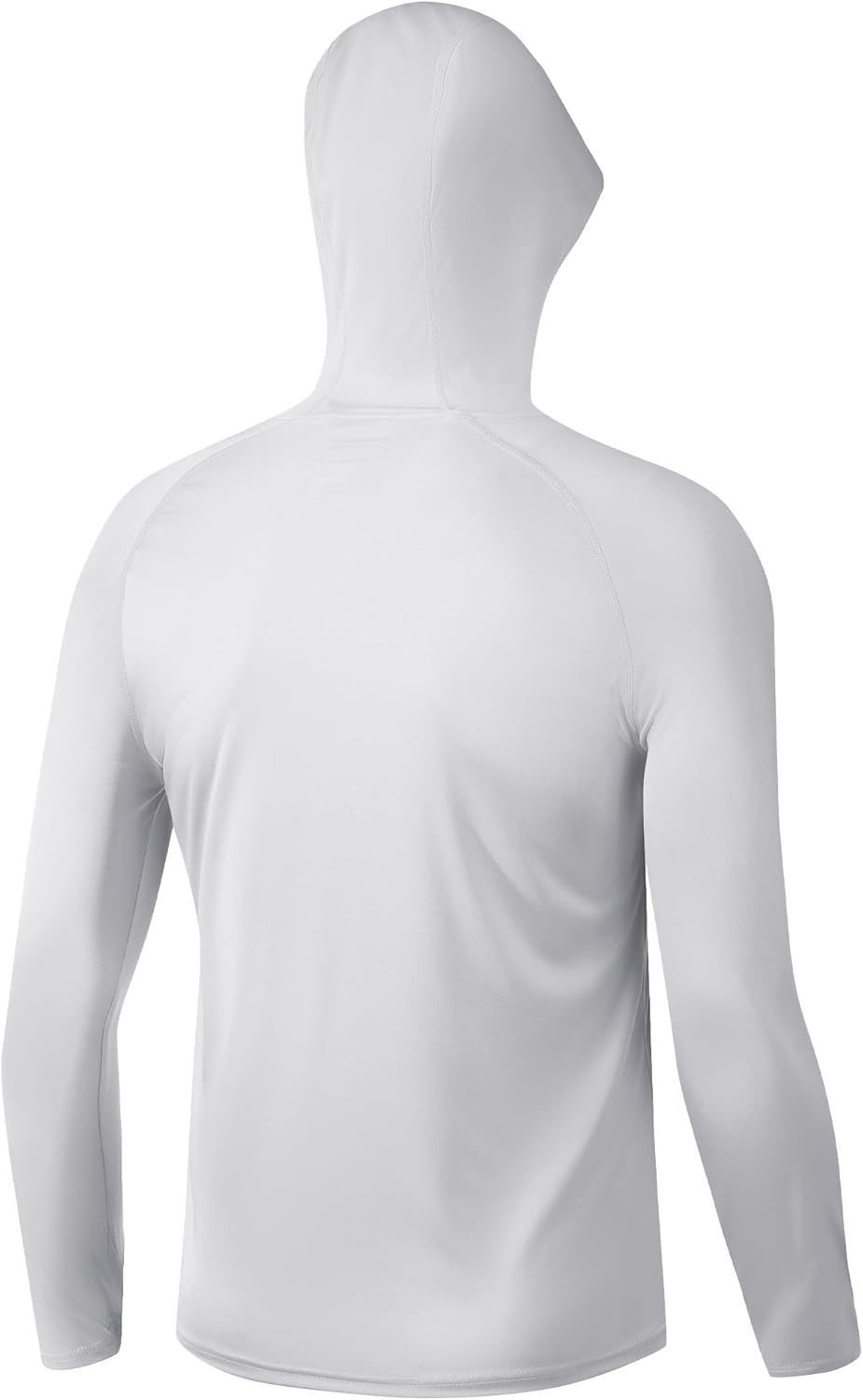 Detalle 2 de Peakwell Men's UPF 50+ Sun Protection Long Sleeve Hooded Rash Guard