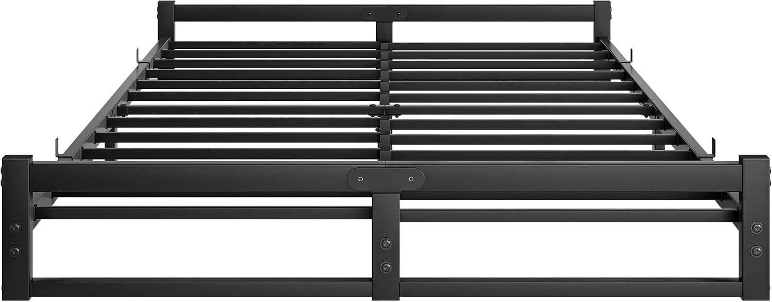 Thumbnail 5 de VECOCHO 1016G-6y Queen Metal Bed Frame, 6-Inch Low Profile, Black