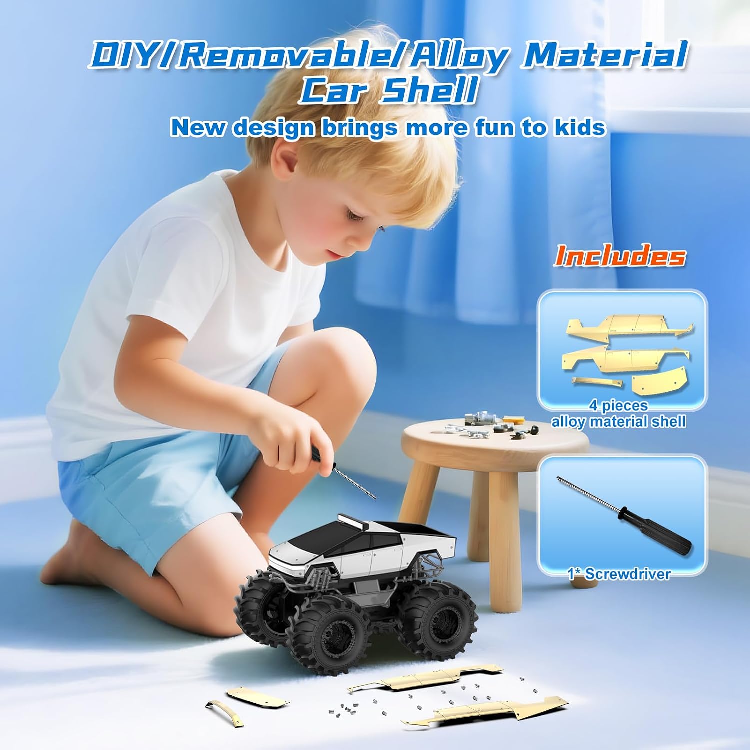Thumbnail 5 de Amphibious 1:18 Monster Truck RC 4WD