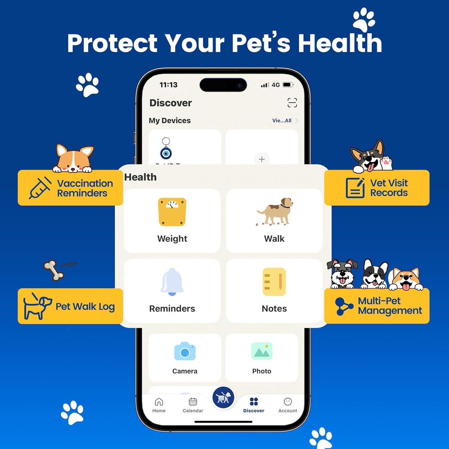 Thumbnail 6 de PawView QR Code Dog Tag UK – 2 Pack Personalised Pet ID Tag with Real-time Alerts
