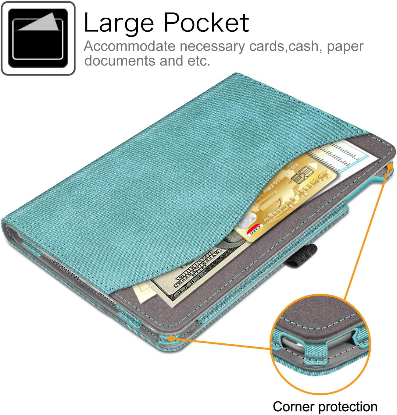 Thumbnail 4 de FINTIE iPad 9th/8th/7th Gen Case Turquoise