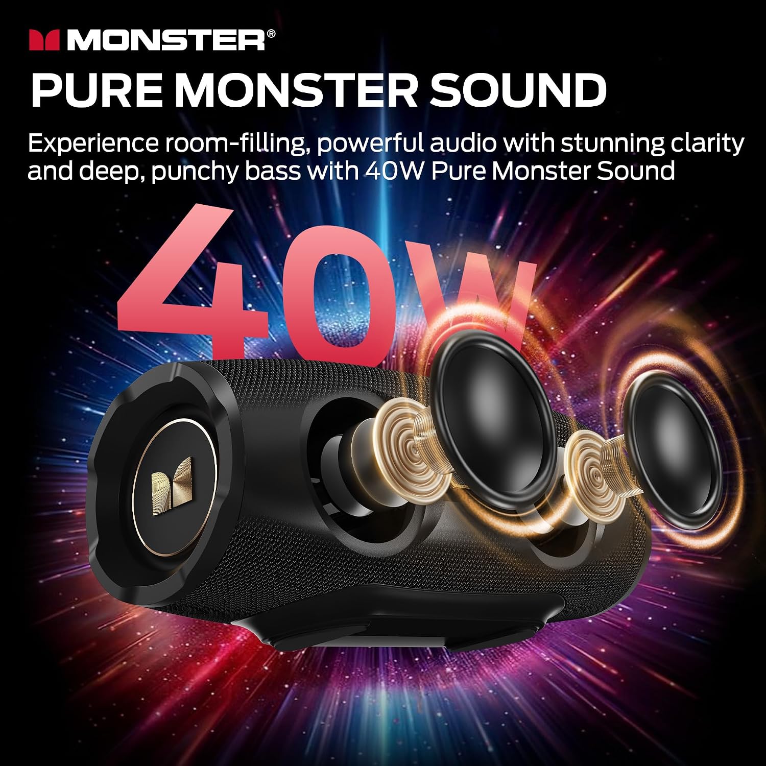 Thumbnail 1 de Monster Bluetooth Speaker S380
