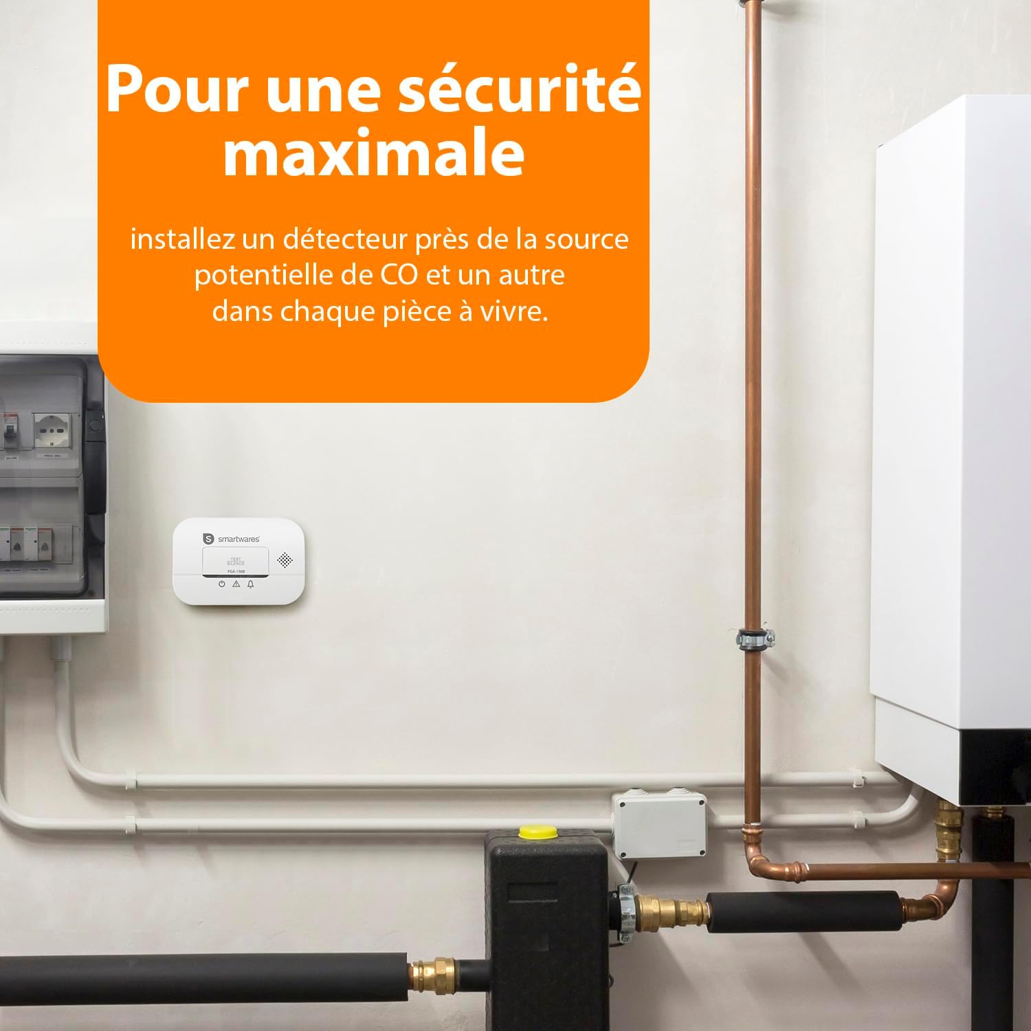 Thumbnail 5 de Smartwares FGA-13081FR détecteur CO 10 ans