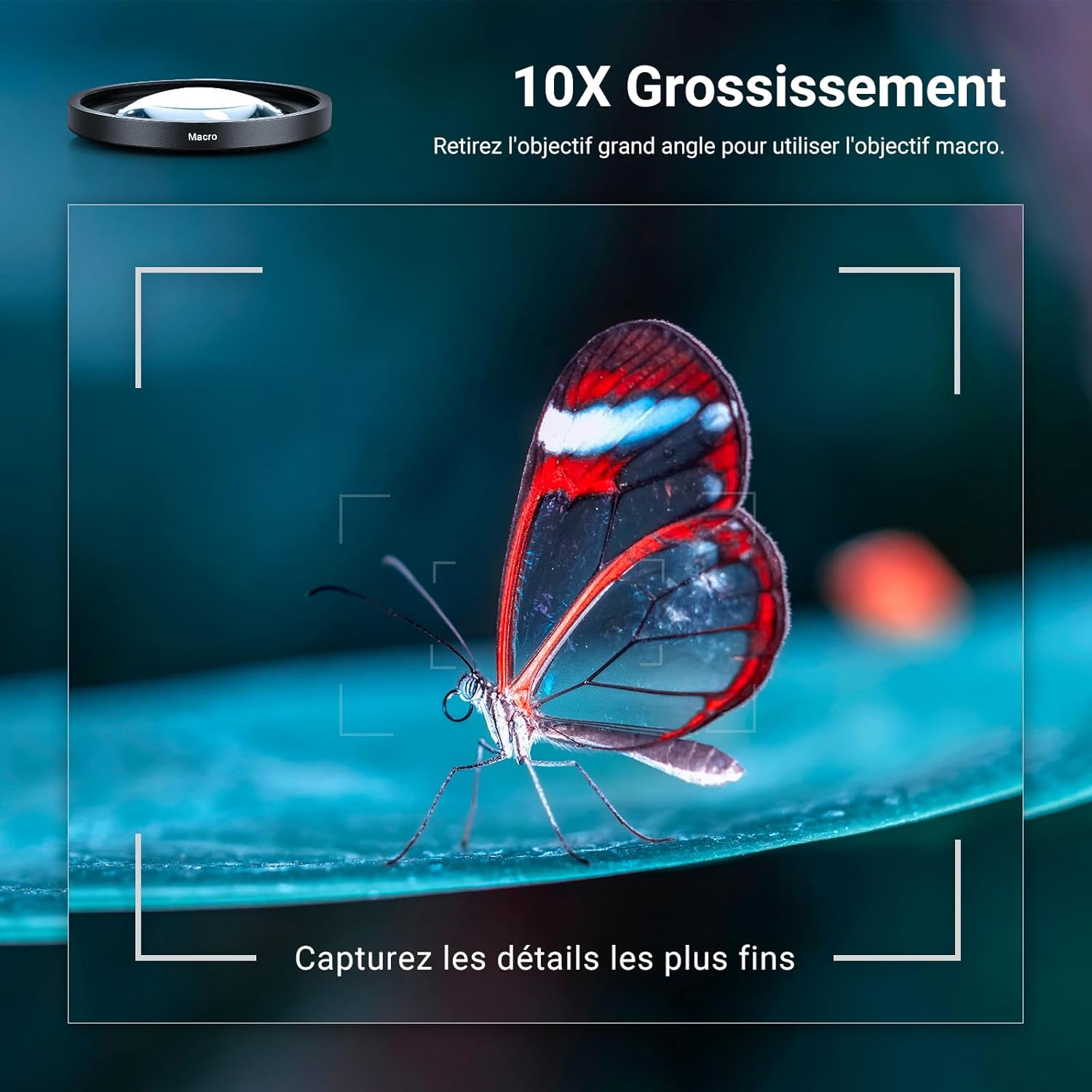 Detalle de NEEWER Objectif grand angle 18mm + macro 10x pour Sony ZV-1 II (ZV-1 M2) avec bague d’extension LS-86
